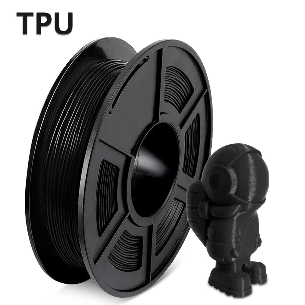 Enotepad nova chegada tpu filamento flexível 0.5kg macio 3d material de impressão filamento flex 1.75mm total 164 m 3d impressora modelagem: TPU-BK-0.5KG