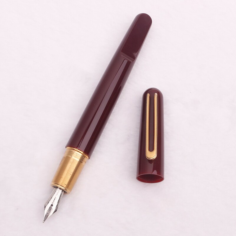 Stylo à bille de luxe MB M rouge en résine précieuse, Gel d'encre noire, recharge sans capuchon, meilleurs stylos à plume avec fermeture à capuchon magnétique: rolse god