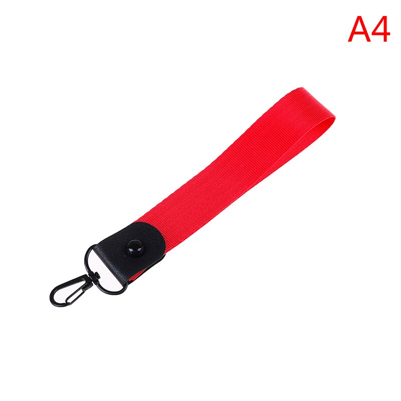 1 Pcs Einfarbig keychain Tag Lanyard Ausweis Pass Neck Strap Handy Straps Abzeichen Halter DIY Hängen Seil: A4