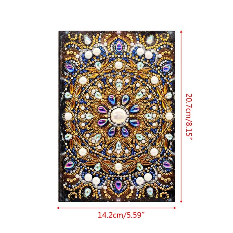 Carnet de notes A5 avec peinture diamant, 50 Pages, carnet de notes avec broderie spéciale, points de croix, pour bricolage