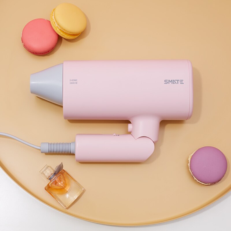 Xiaomi Youpin Smate Föhn Home Reizen High Power/Vouwen/Negatieve Ion/Koud Haardroger Kappers Gereedschap 1600W 220V