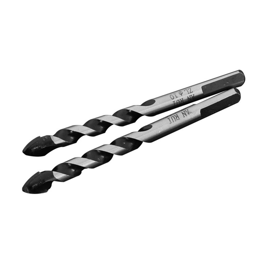 10pcs Triangular Handle Hole Drill Bits Glass Tile Hole Wear Resistance and Durability High Hardness Opener Reaming Drill