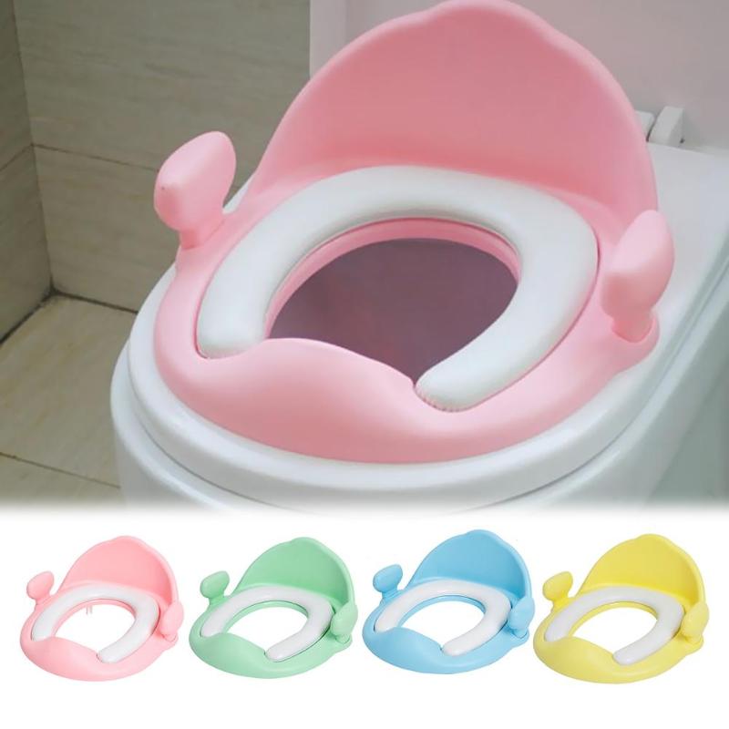 Baby Toilet Potties Children Potty Safe Seat With Armrests for Gril Boy Trainers Comfortable Toilet Large Size Ring Infant Potty