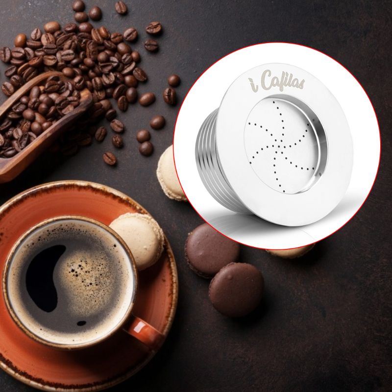 Wiederverwendbare Kaffeekapseln Aus Edelstahl – Passend Für Viele Kaffeemaschinen, Inkl. Filter & Deckel