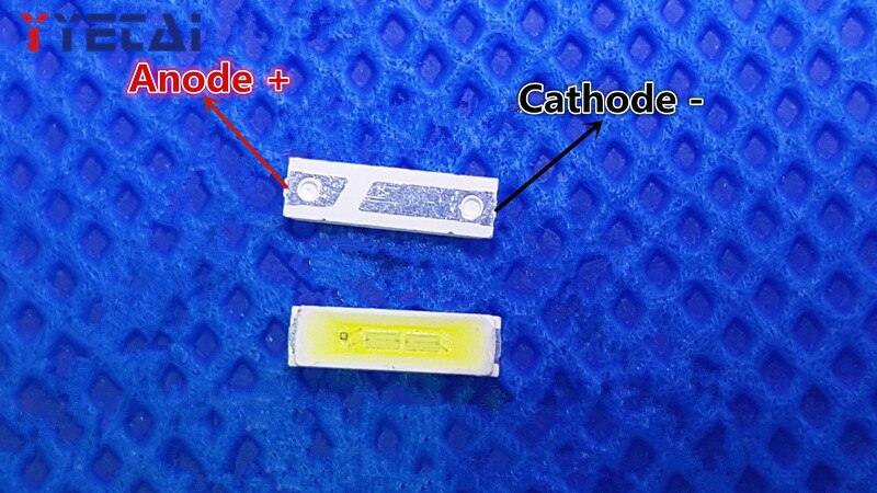 Yongyetai led lcd tv display backlight kralen 1w 6v 7030 lamp kralen koel wit licht
