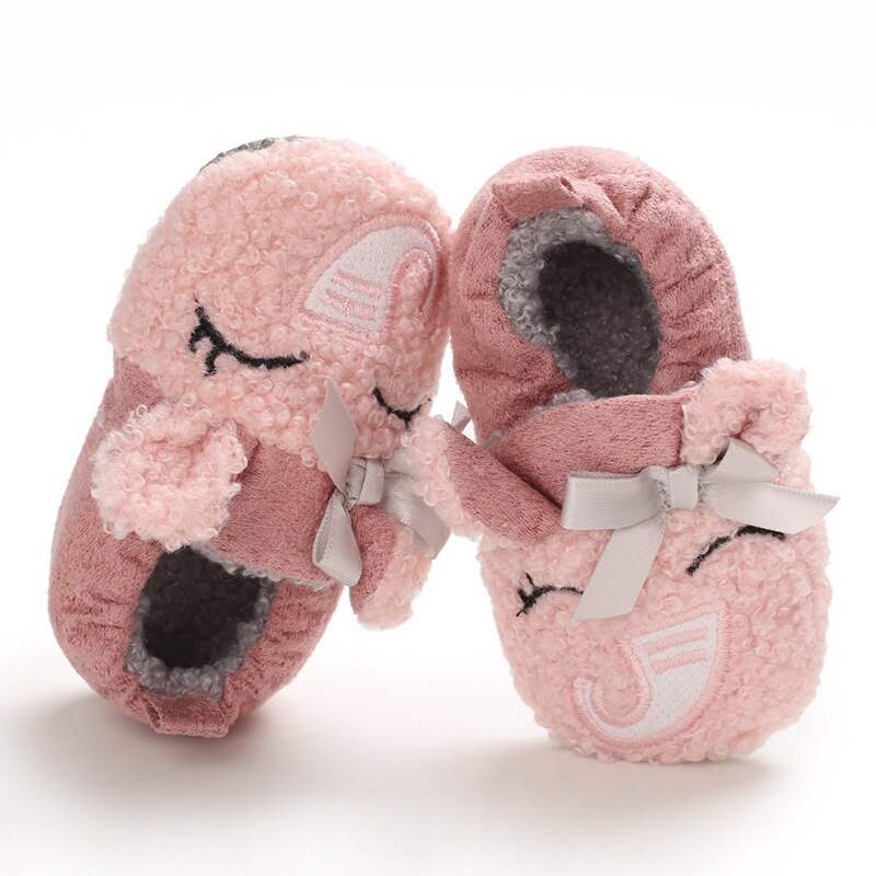 Baby Winter Shoes Toddler Infant Girls Boys Cartoon Warm Winter Shoes Boots Girls Boys First Walkers Walking Shoes
