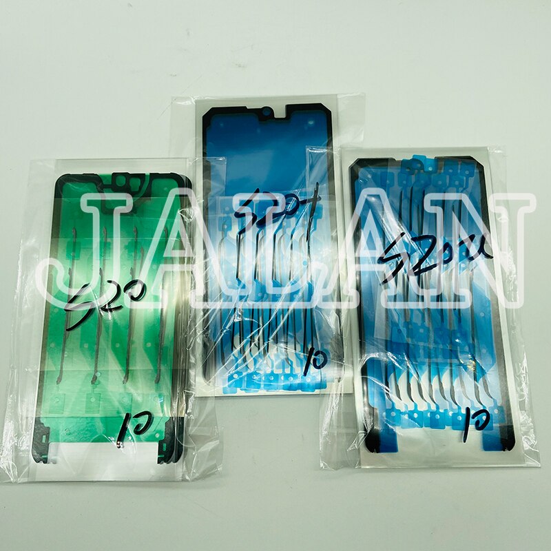 20 sztuk środkowej ramki naklejki dla Samsung S20 Plus S20 ultra S20U uwaga 10 uwaga 10 + rama LCD klej ekran dotykowy naprawy
