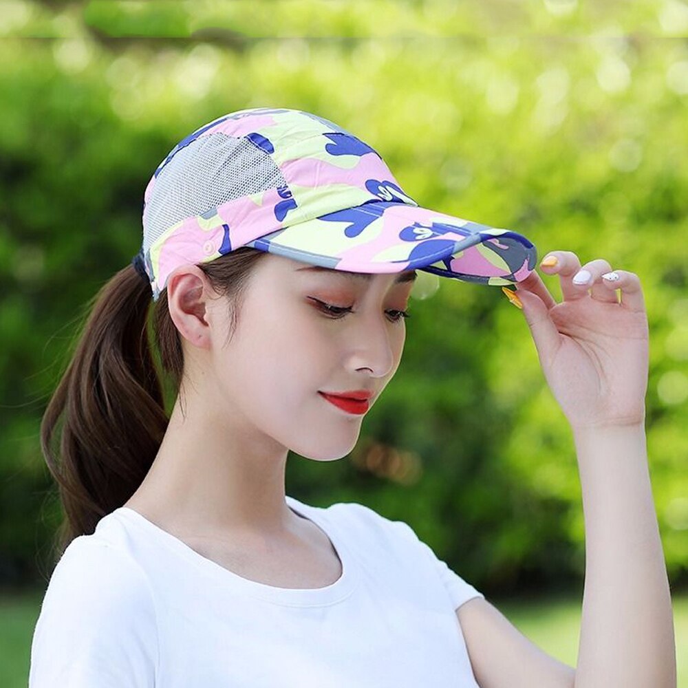 Chapeau à rabat solaire à 360 degrés pour hommes et femmes, Protection solaire contre les UV, casquette d&#39;été, visière pliable, amovible, masque pour le cou