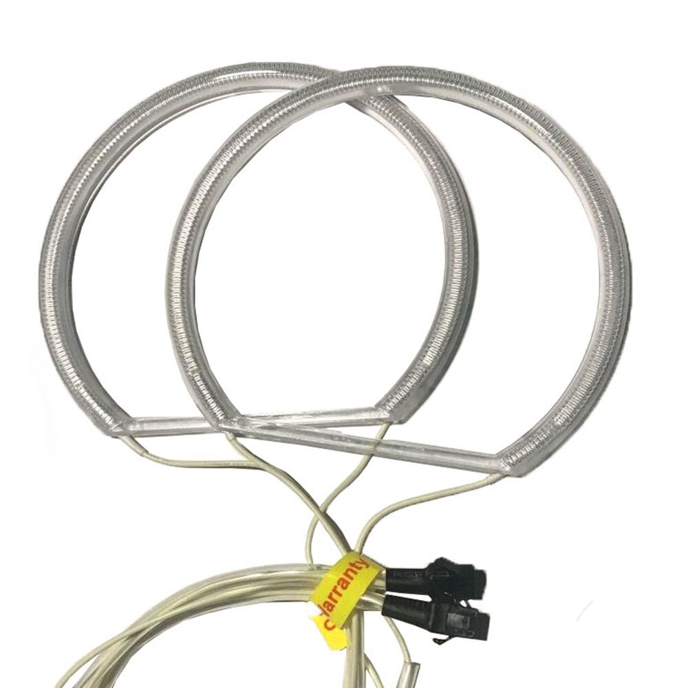 4Stck 131MM CCFL E36 Engel Augen Weiß Neon- Birne Halbkreis glühen Tagfahrlicht für Bmw E46 E39 3 serie