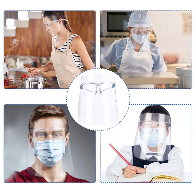 2 stuks keuken anti-olie masker transparant olie voorkomend masker anti-condens masker keuken masker voor thuis restaurant masker keuken accessoires