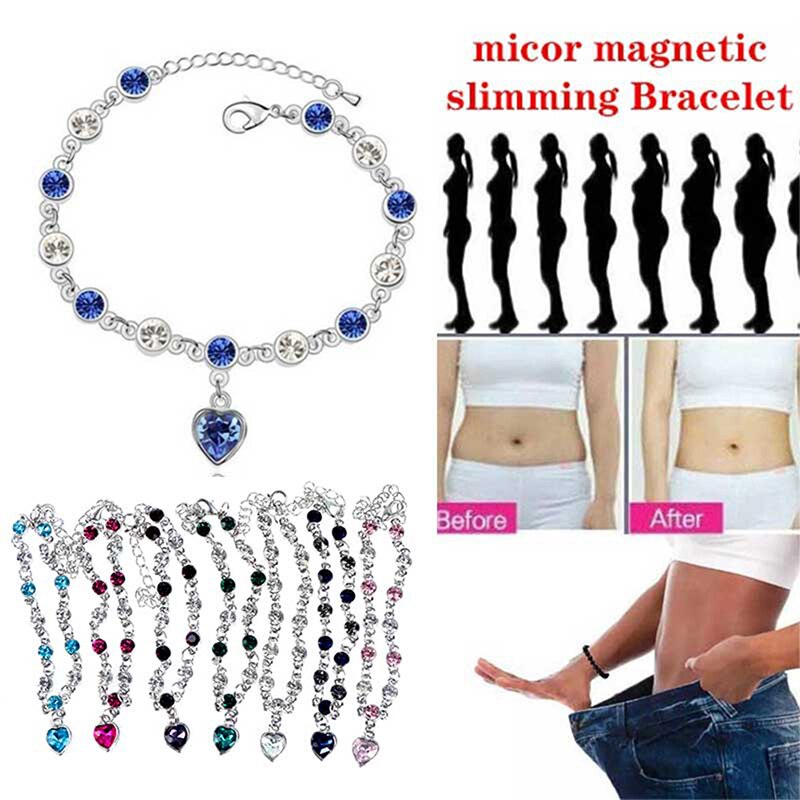 1pc- kristall-Armbinde, exquisites abnehmarmband, magnettherapie, fettverbrennung, verbesserung der durchblutung