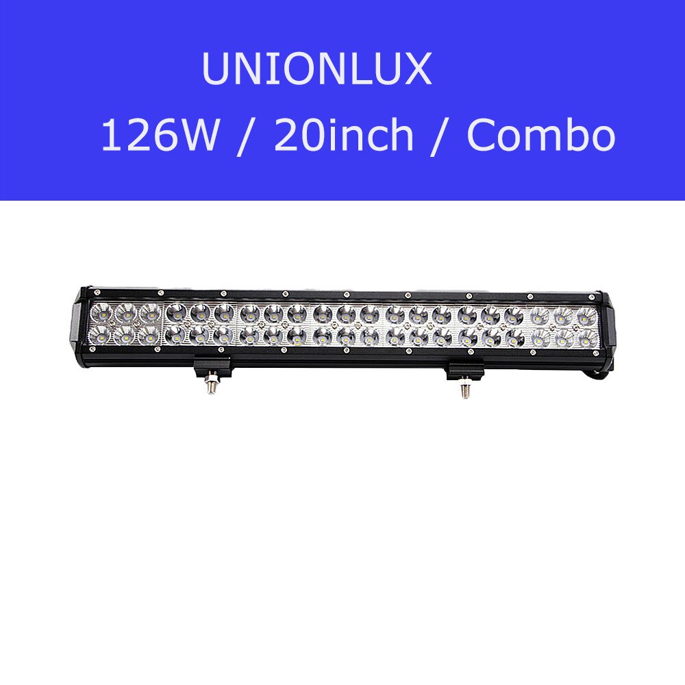 18W 36W 72W 126W LED Work Light Bar Combo Off road 4" 12" 17" 20inch LED Bar for Truck Tractor ATV SUV 4X4 4WD Fog Driving Lamp: 20in 126W