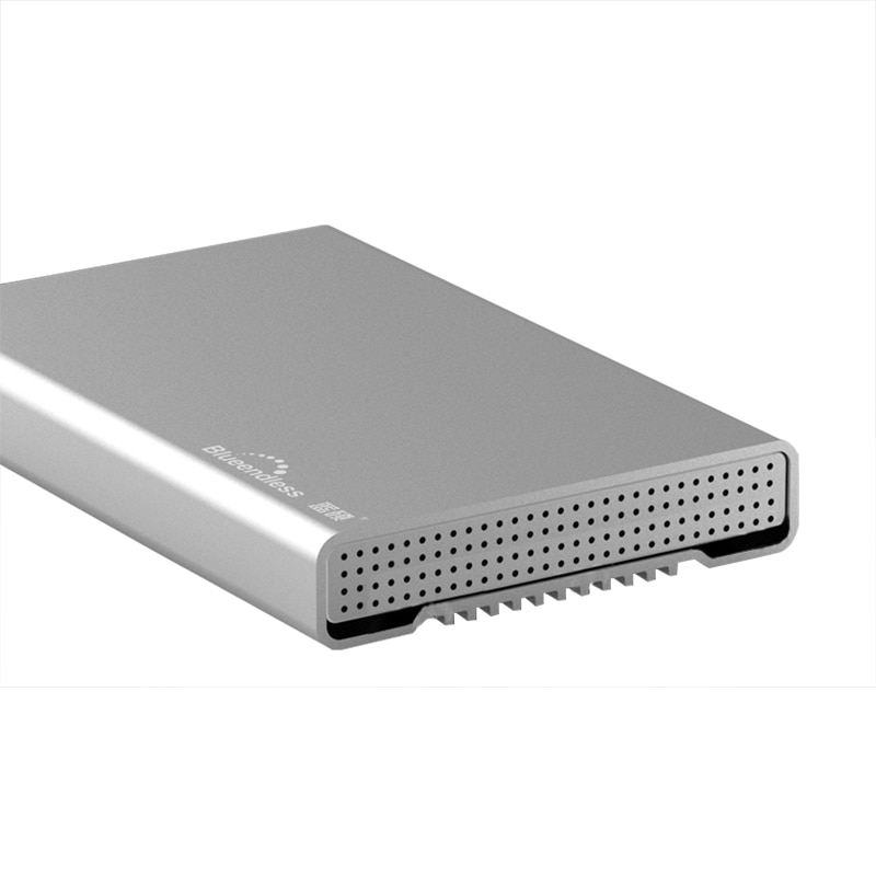 Blueendless Hdd Enclosure Case 2.5' Sata to USB 3.1 Type C to USB Aluminum HDD Caddy Box for Laptop Hard Drive Enclosure