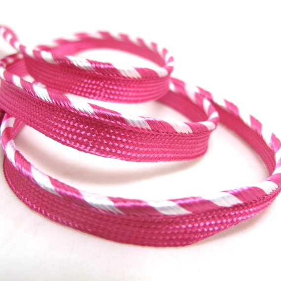 5 Yards 3/8 Inch Fuchsia Piping Lip Cord Trim|Pillow Cushion Trim|Upholstery Edging Trim Sewing Supplies