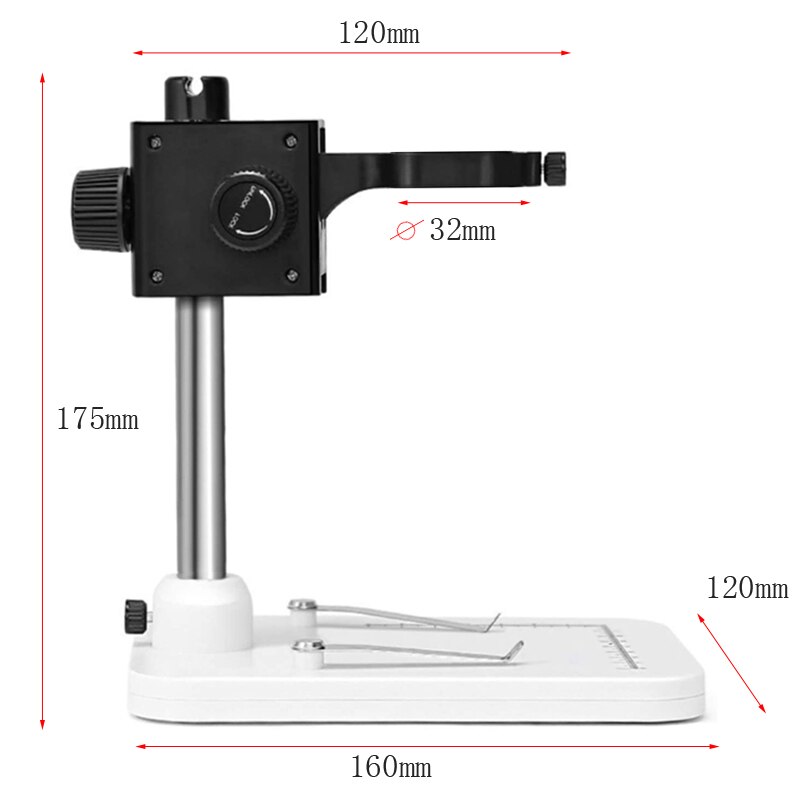 Handheld USB Digital Microscope Stand Holder Bracket Adjustable Holder Mini Foothold Table Frame for Microscope: Default Title