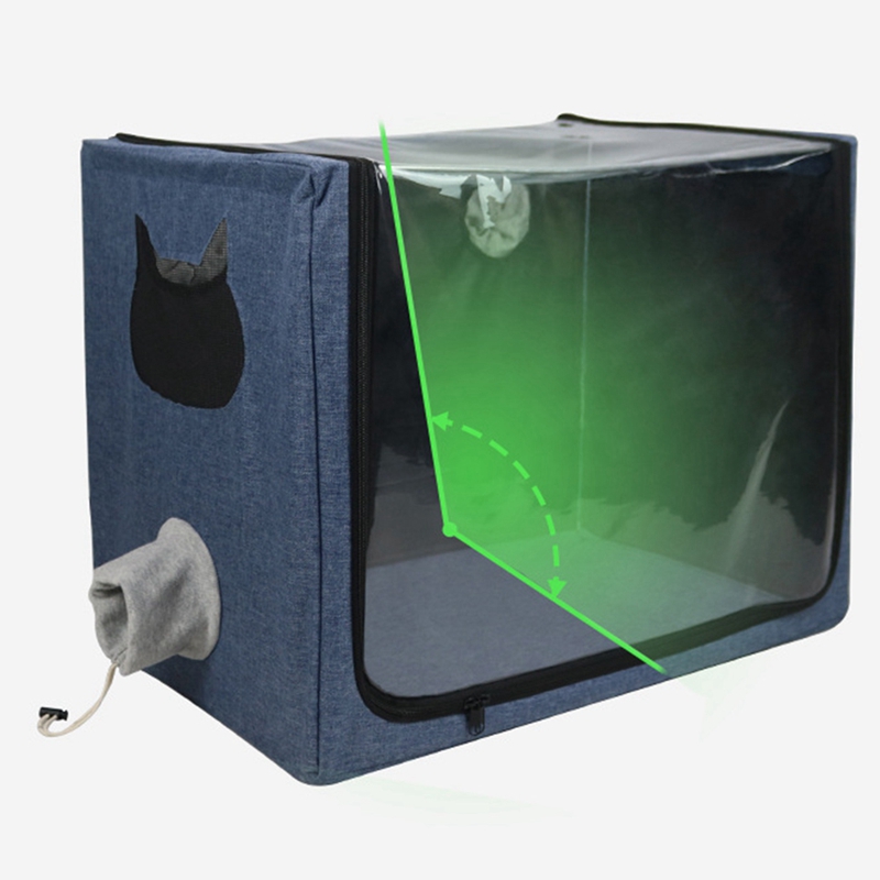 Cage à oxygène pour animaux domestiques, boîte d&#39;atomisation, sac de transport Portable pour chien et chat, respirant, animaux de compagnie, élevage de bébé, Cage pour animaux de compagnie, hôtel