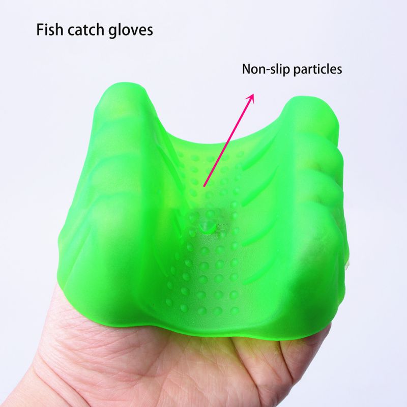 herramientas de pesca de peces controlador protección para manos guantes de silicona captura accesorios abrazadera