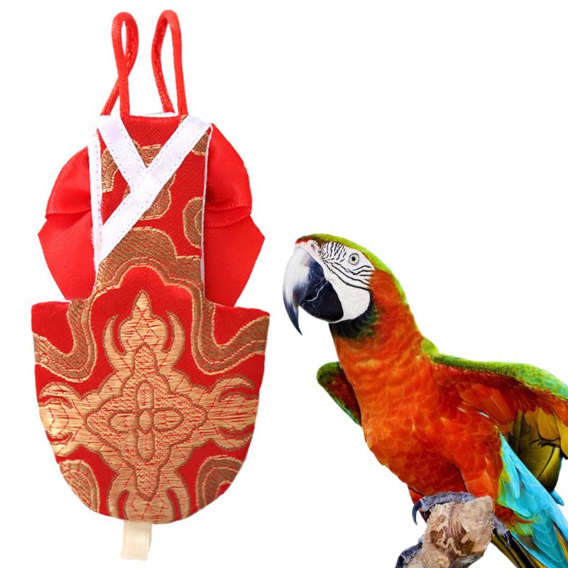 Fuglebleer papegøje flyvende dragt kinesisk traditionel kostume stil til parakit håndlavet tøj