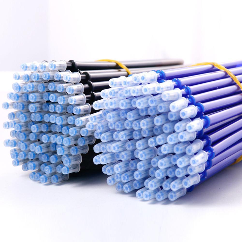 20pcs Erasable Pen Refill Gel Pen Refill 0.5mm Blue Pens Handle Refill Office Refill Rod Ink Writing Shool Black Tools Wash K0x8