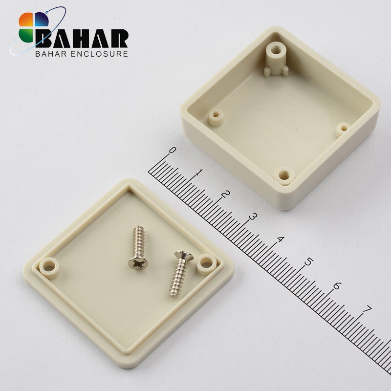 10 Stks/partij Abs Plastic Handheld Instrument Behuizingen 41*41*15 Mm Plastic Elektrische Junction Behuizing Elektronica Pcb Apparaat doos