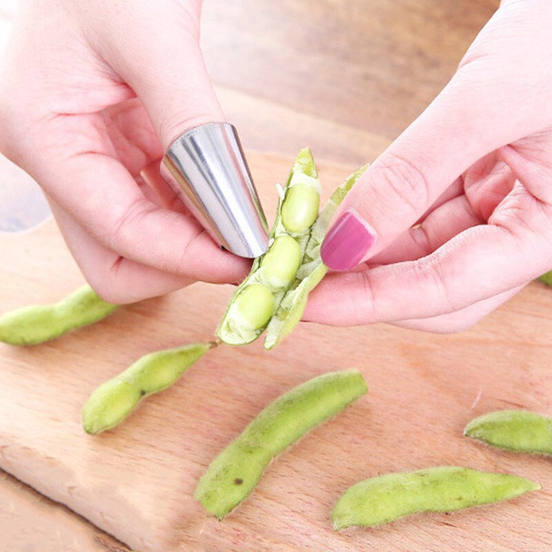 1 Pcs Stainless Steel Finger Guard Finger Hand Cut Hand Protector Knife Cut Finger Protection Tool Kitchen Knives & Accessories: 1pcs