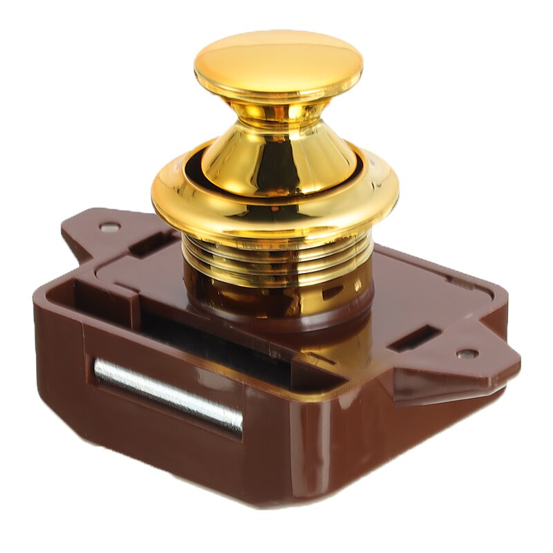1 Set Universele Camper Auto Push Lock Rv Caravan Boot Hardware Kast Deurknop Home Mini Lade Klink Knop Sloten
