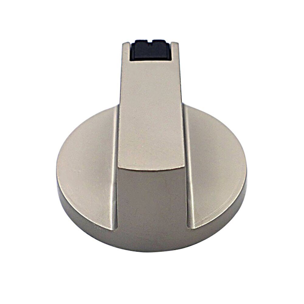2PCS Universal Silver Gas Stove Knobs Cooker Oven Control Switch (6MM 90°) Gas Cooker Accessories Assembly Stove Button Switch: Default Title