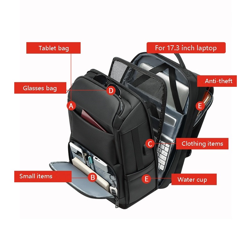 Waterproof Large laptop backpack 17.3 inch Traveling 17 inch travel backpack men Big back pack Bags Man