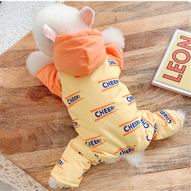 Winter Dog Jumpsuit Coat Jacket Puppy Small Dog Costume Outfit Warm Dog Clothes Yorkshire Pomeranian Poodle Schnauzer Clothing