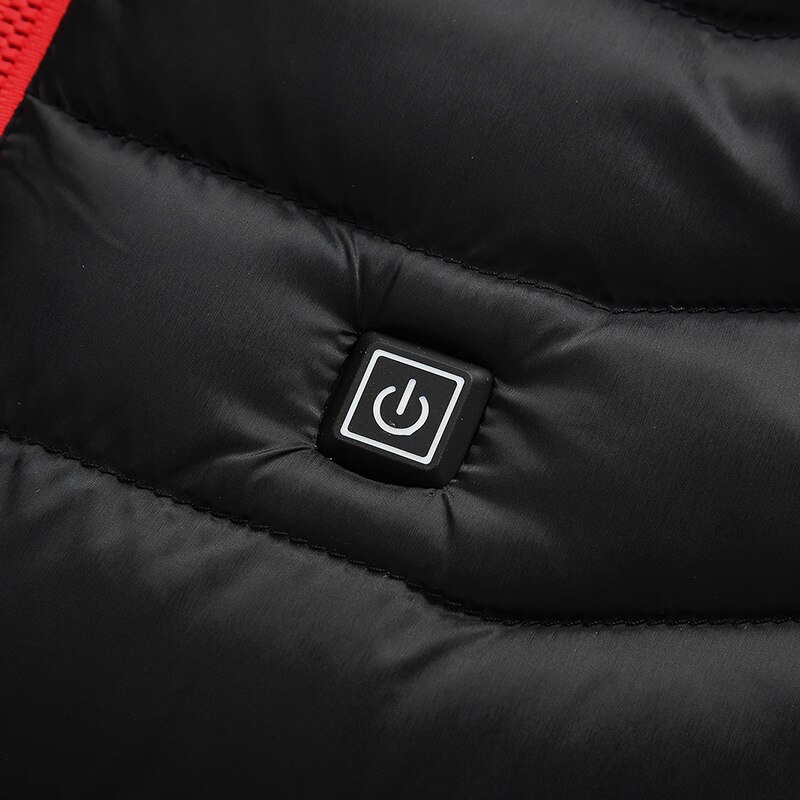 Chaquetas térmicas impermeables para exteriores, cortavientos de algodón con calefacción USB, para senderismo y Camping