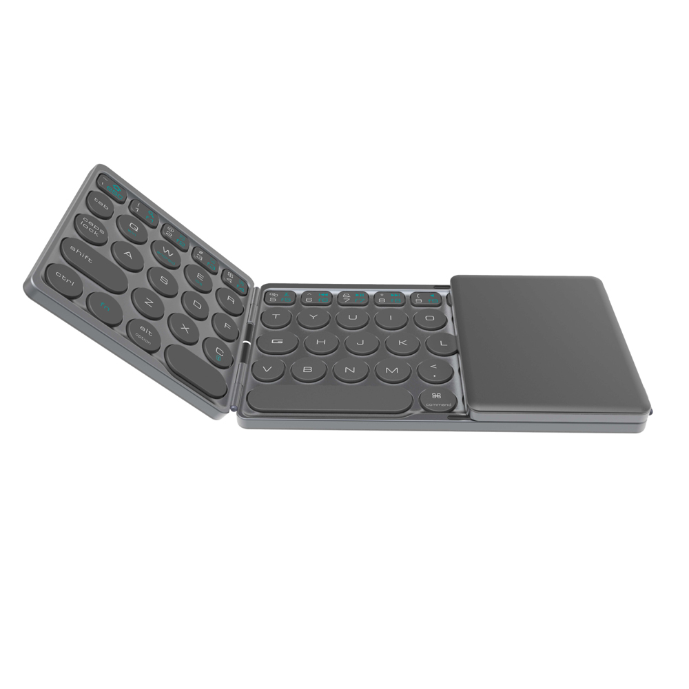 [AVATTO] Bluetooth Wireless Folding Keyboard with Touchpad , Foldable BT Mini Keyboard for Phone Tablet Laptop PC ipad iphone