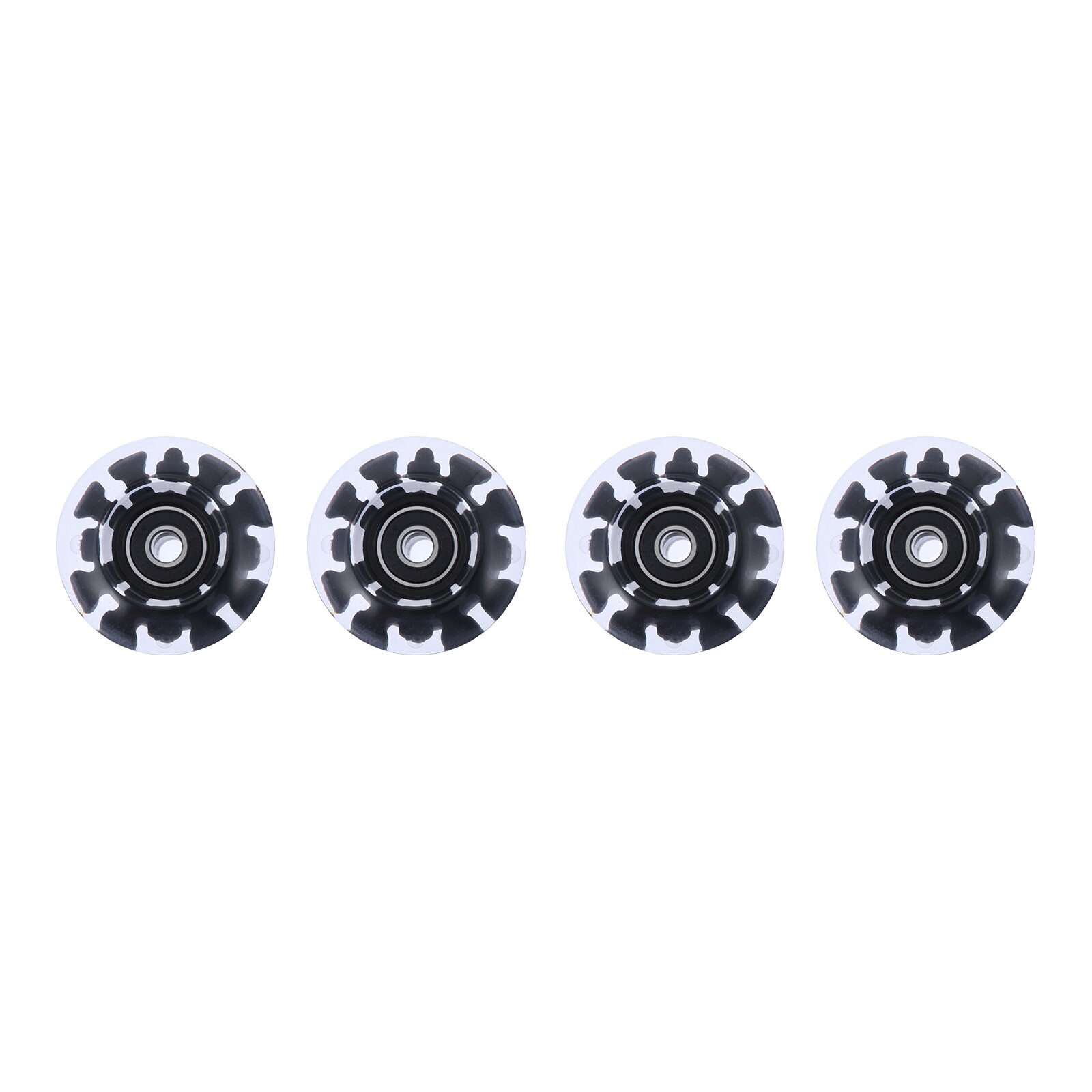 4pcs Luminous Roller Skate Wheels Light Up Wheels Roller Skates Accessories