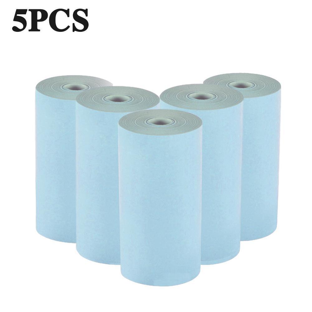 Printerpapir printbar klistermærke papirrulle direkte peripage 57mm*30mm termopapir papir farverigt  a1 h 8