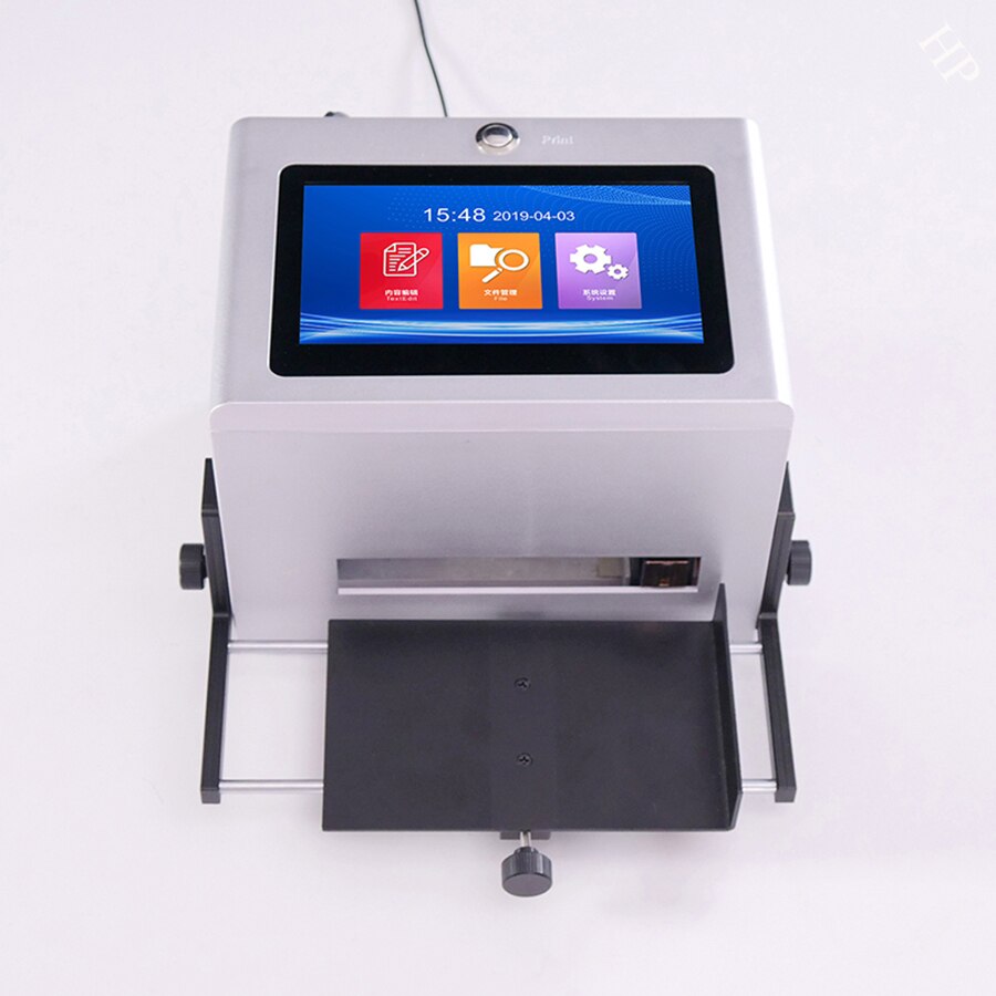 12.7mm QR Code,Expiry Date,Logo,Inkjet Label Inkjet Printer 7&#39;&#39; Color HD Touch Screen 600DPI Static Intelligent Automatic