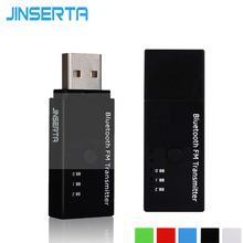 Jinserta Usb Bluetooth 5.0 Fm-zender Draadloze Fm Modulator Auto Bluetooth Kit Handsfree Muziekspeler Voor Iphone Samsung