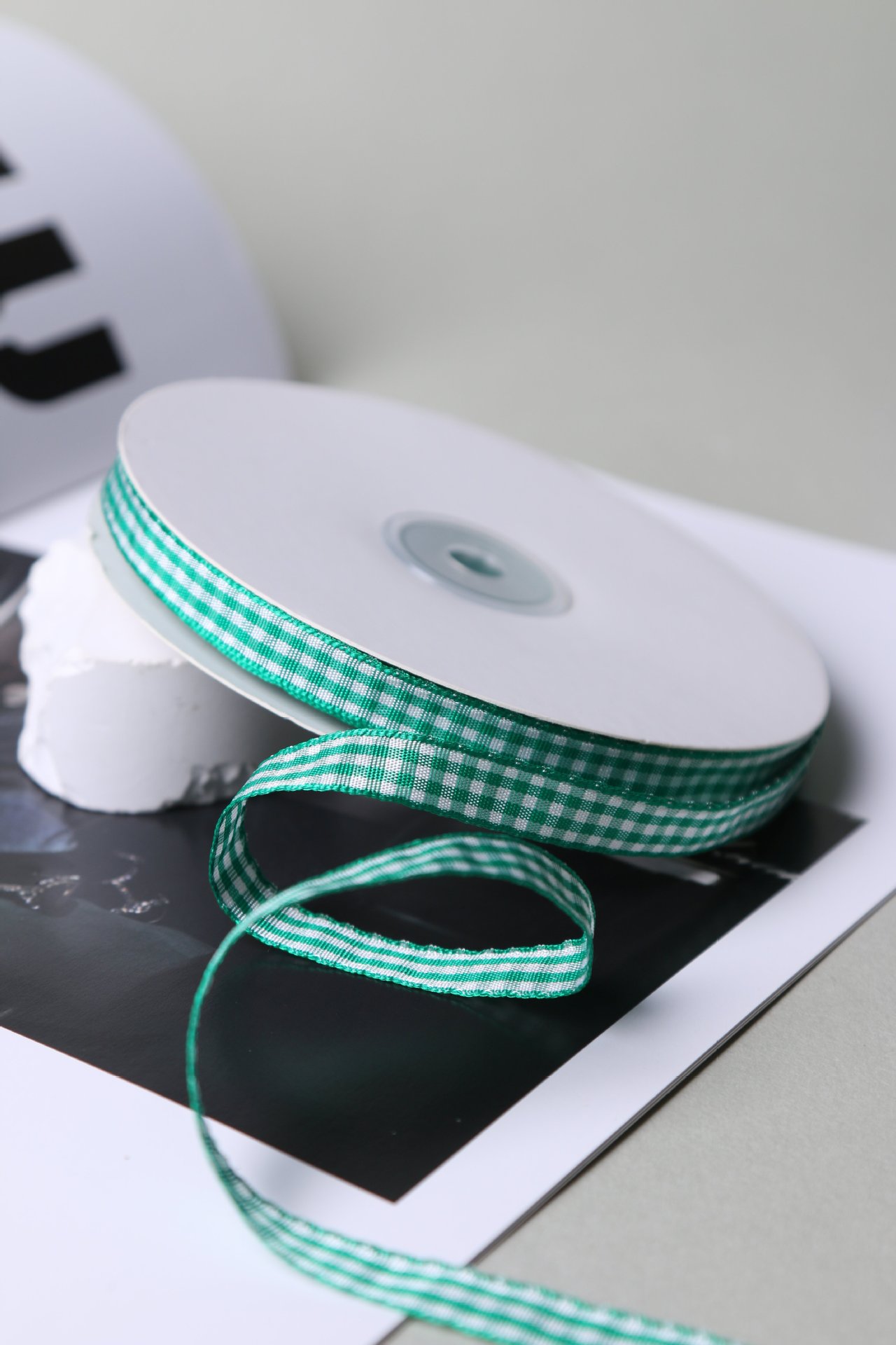 50 Yards 10mm Gingham Ribbons for Wedding Christmas Party Decorations Wrapping DIY Crafts Bow Hair Plaid Ribbon Packaging: Antique Brass