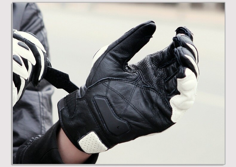 Motorcykel handsker mænd kvinder moto læder carbon cykling vinter handsker motorcykel motorcross atv motor