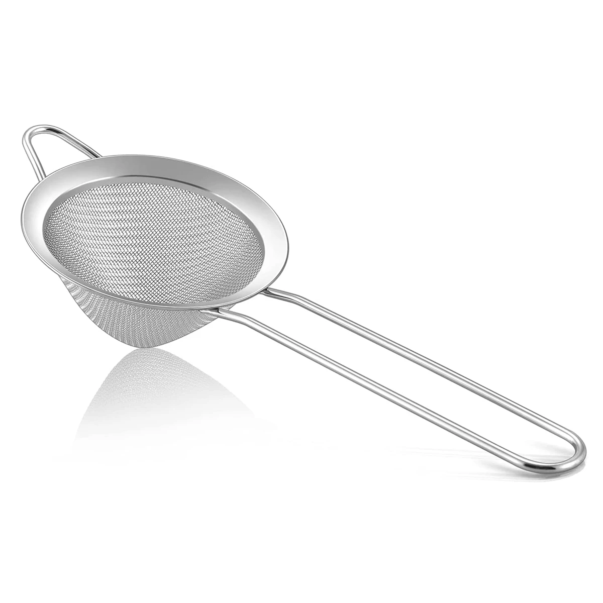 Colador de malla fina colador de barra de acero inoxidable 304 colador de malla de cono cónico pequeño para cócteles coladores de té de jugo de café: Multicolor