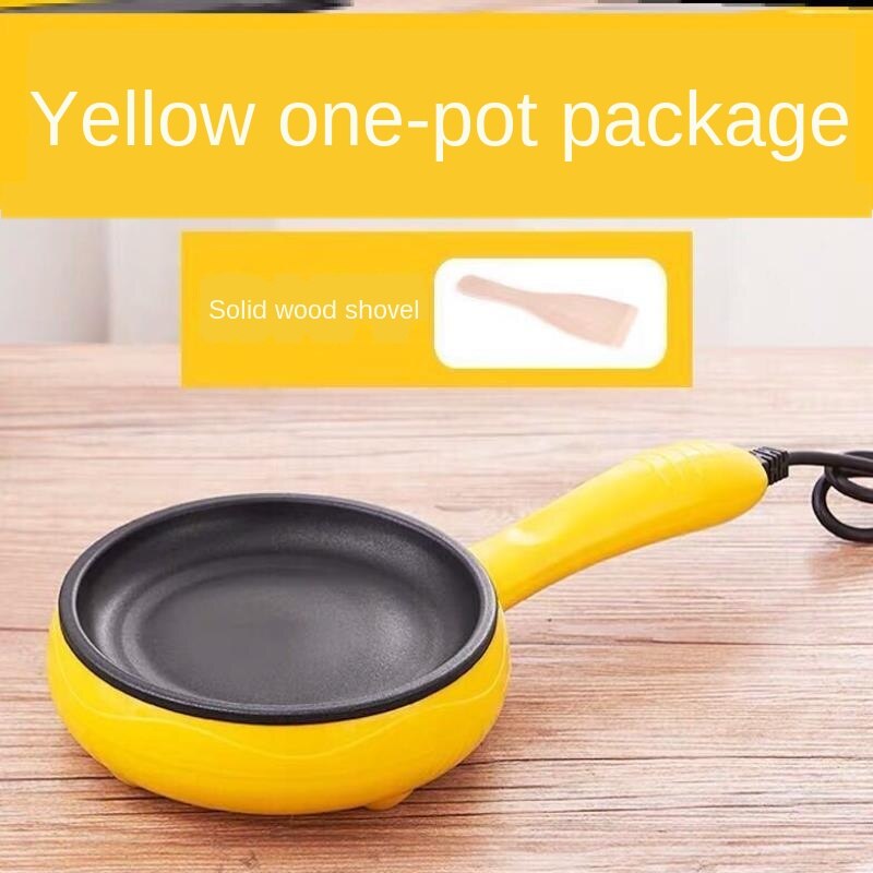 Sartén para freír huevos escalfados, sartén pequeña antiadherente, sartén para pancakes, enchufe pequeño para el desayuno en el dormitorio: Azul cielo