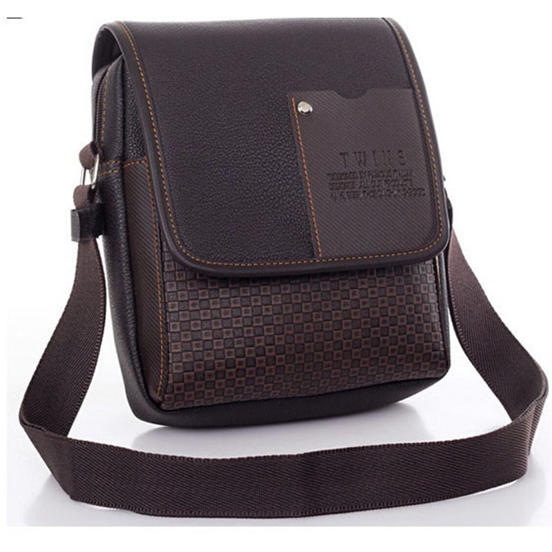 Laagste Prijs Pu Leer Mannen Tas Mode Mannen Messenger Bag Kleine Business Crossbody Schoudertassen A40-293