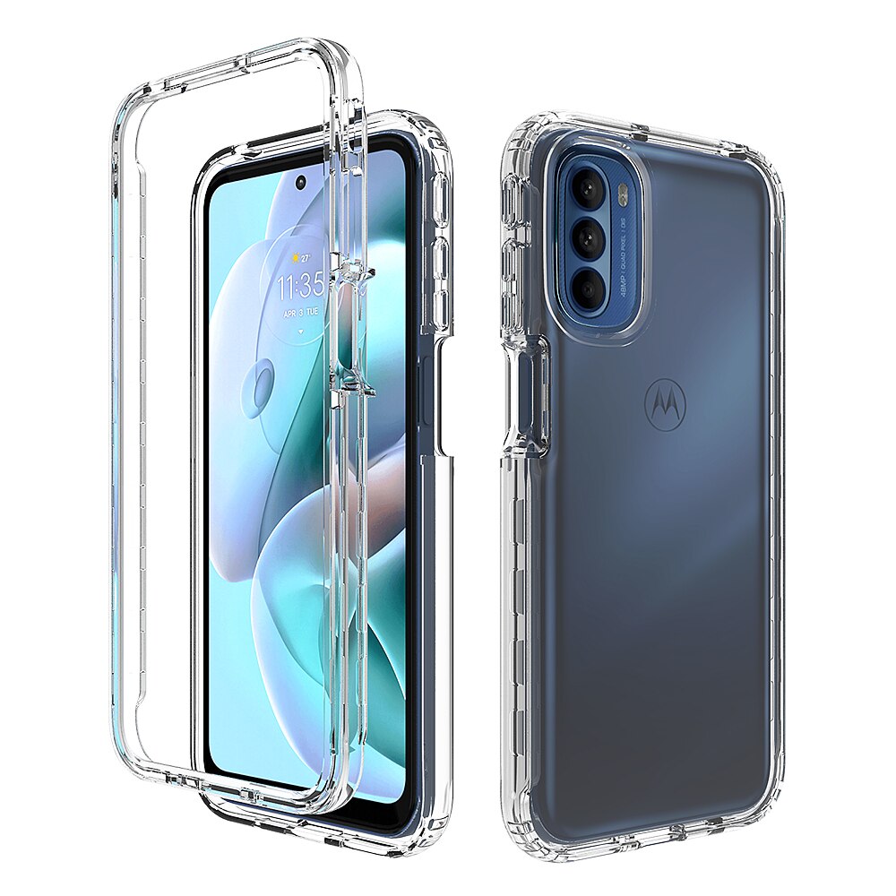 For Motorola Moto G31 G41 G51 G71 5G Case Rugged Armor Hard Plastic Soft TPU Transparent Acrylic Shockproof Back Cover Fundas: For Moto G71 5G / Clear