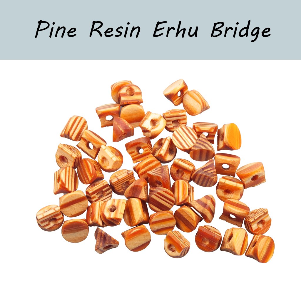 50 stk fyrreharpiks erhu kode kinesisk erhu bridge erhu instrument bridge mazi