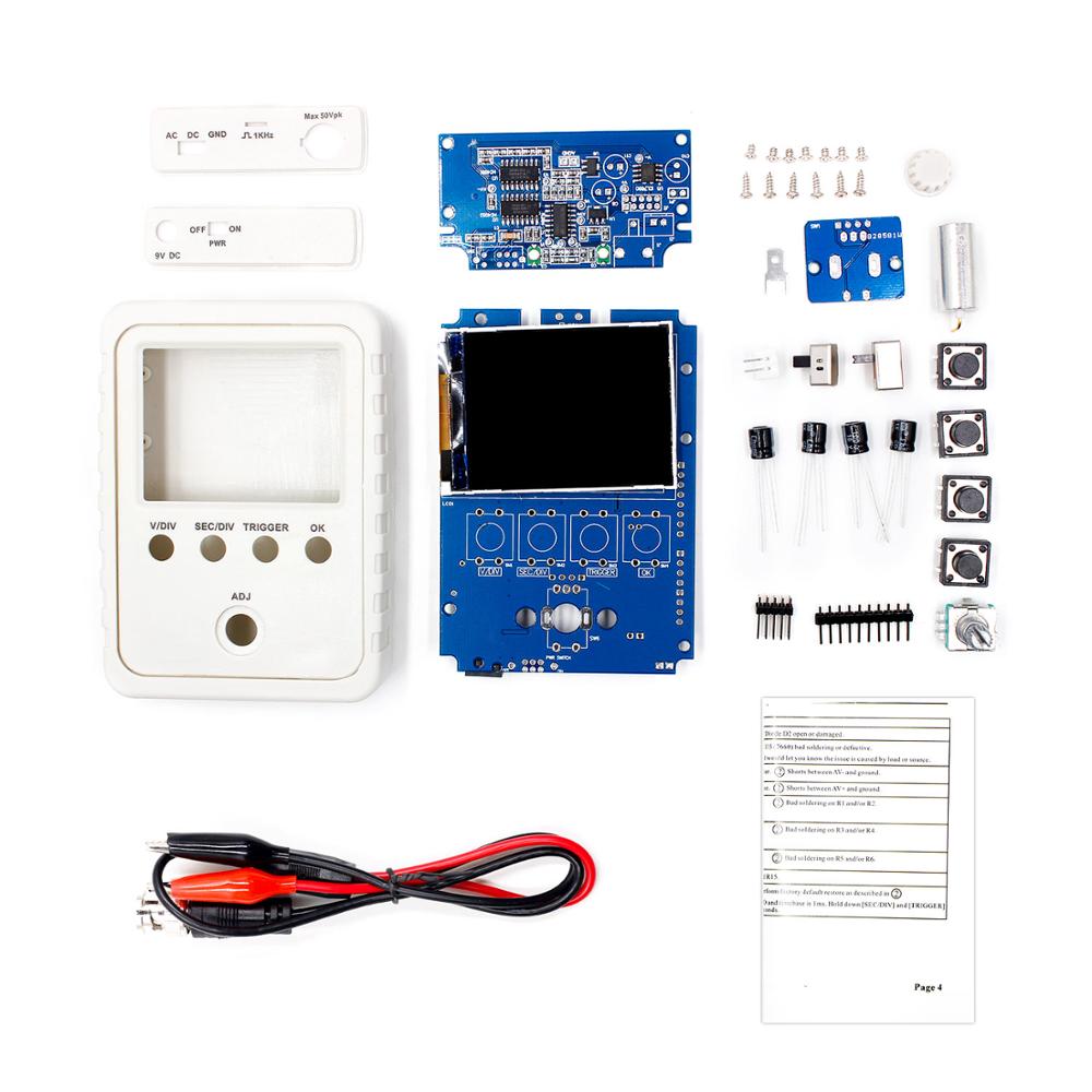 Fully Assembled DSO FNIRSI-150 15001K DIY Digital Oscilloscope Kit With Housing case box: Dark Gray