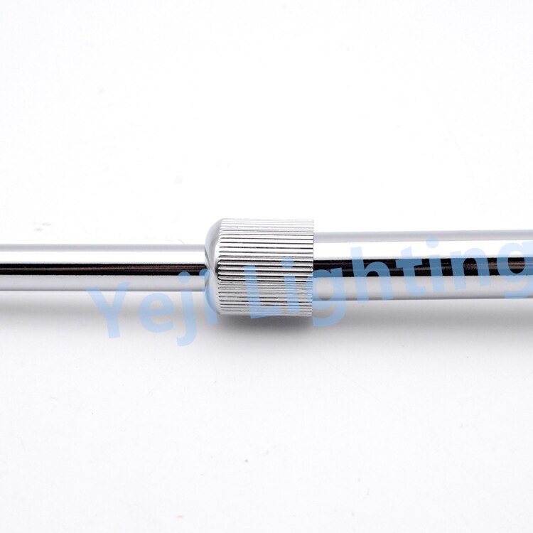 M10 Telescopic tube Telescopic pole chrome alloy hollow pipe for E27 edison retro lamp holder ceiling rose lighting accessories