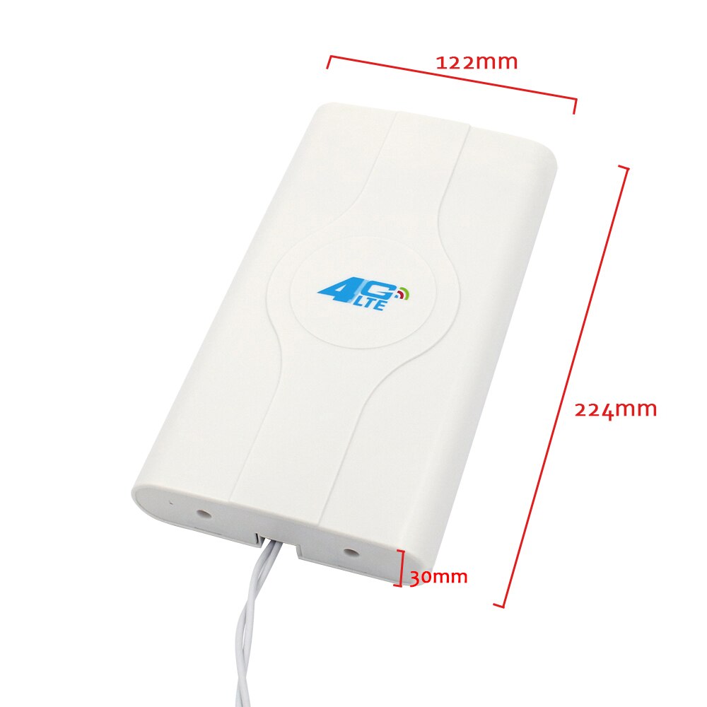 3G 4G LTE Antenna 4G MIMO antenna TS9 External Panel Antenna CRC9 SMA Connector 2m 700-2600MHz for 3G 4G Huawei router modem