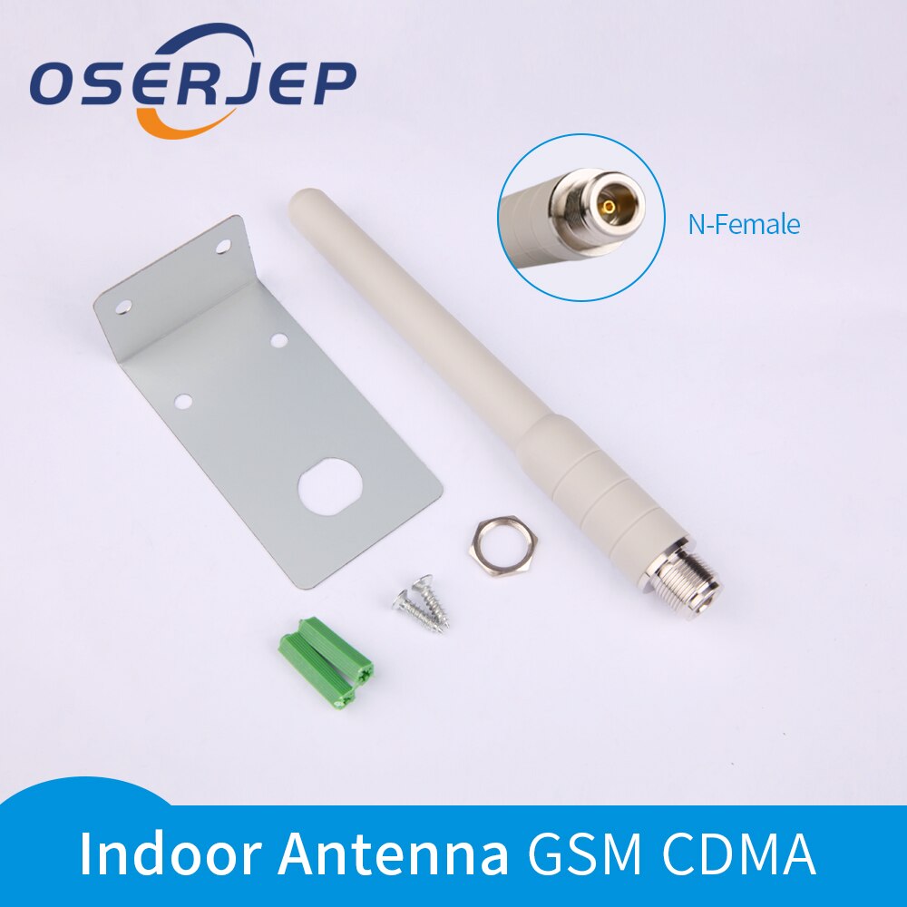 GSM 900-1800MHZ 6DB GSM Antenna Phone Signal Amplifier N Female Jack Connector Indoor Omni-directional Rubber Aerial