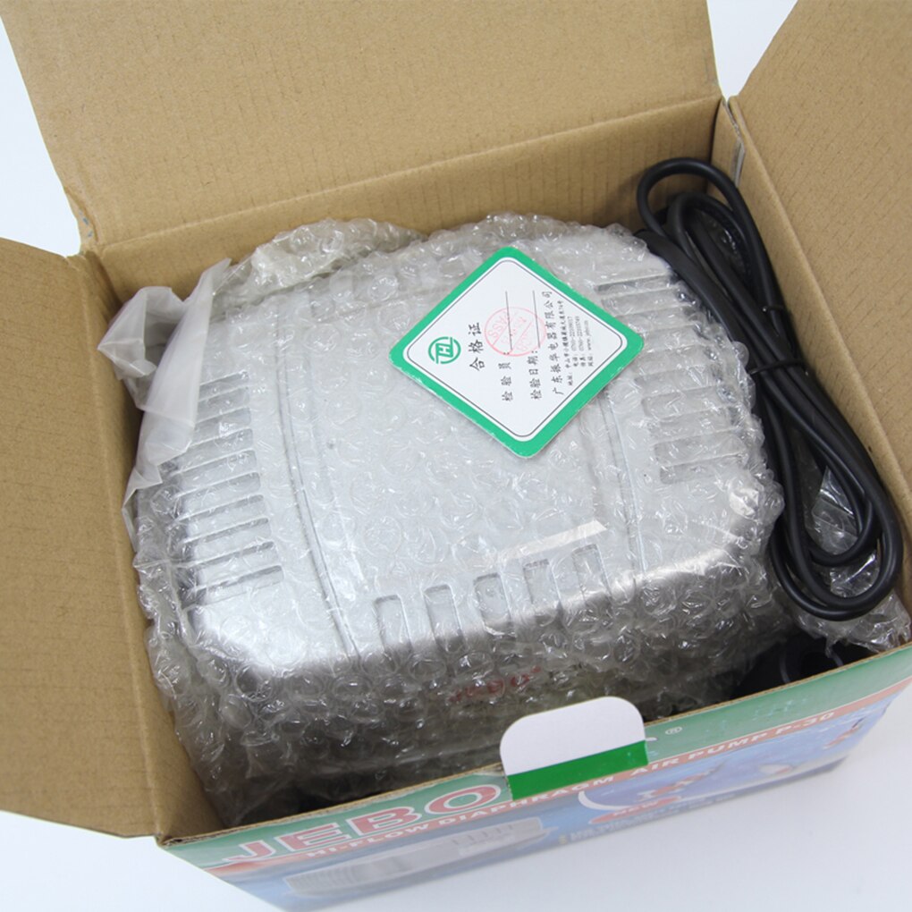 P -30 10w lille luftpumpe 220-240v til akvarium med 8- vejs luftsplitter kontraventil