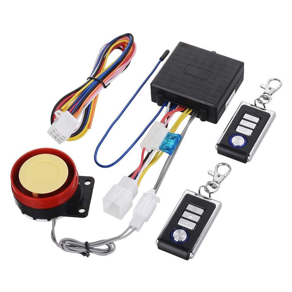 Anti-hijacking waterproof motorcycle security alarm/one way motorcycle alarm system 12V system alarm