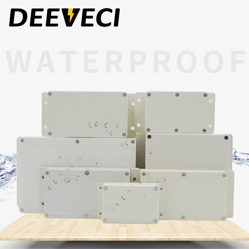 IP68 Waterproof Enclosure Plastic Box Electronic Project Outdoor Instrument Electrical Project Box Junction Housing with ears