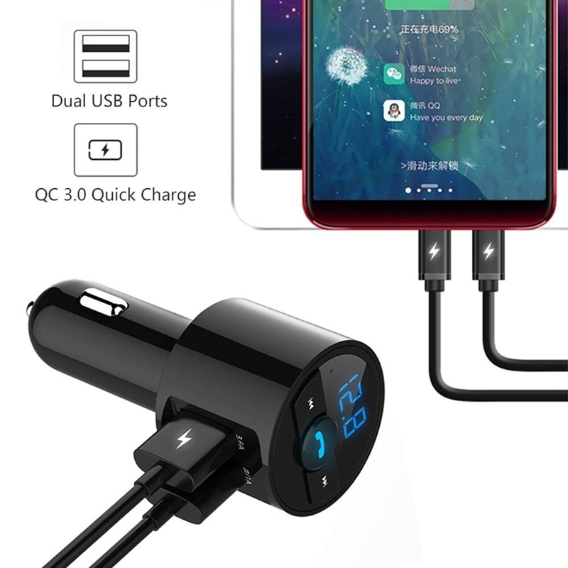 Car Bluetooth mp3 transmitter car music player hands-free call BT28